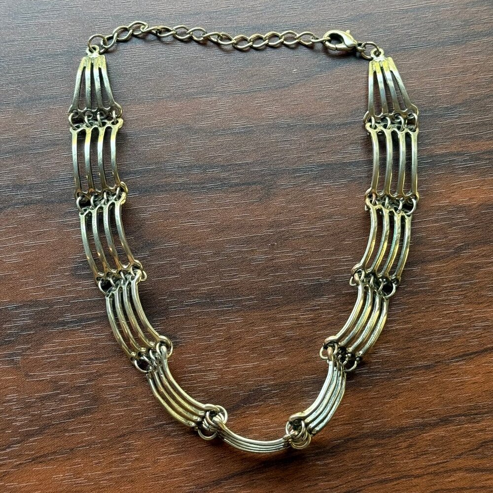 Y2K Industrial Style Choker Necklace - Picture 2 of 2